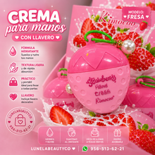 Cargar imagen en el visor de la galería, 🍓 Crema para Manos con Llavero
