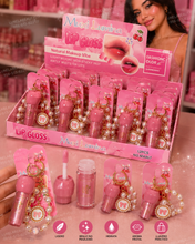 Cargar imagen en el visor de la galería, 🍒 Muxi Lumina Lip Gloss con Llavero
